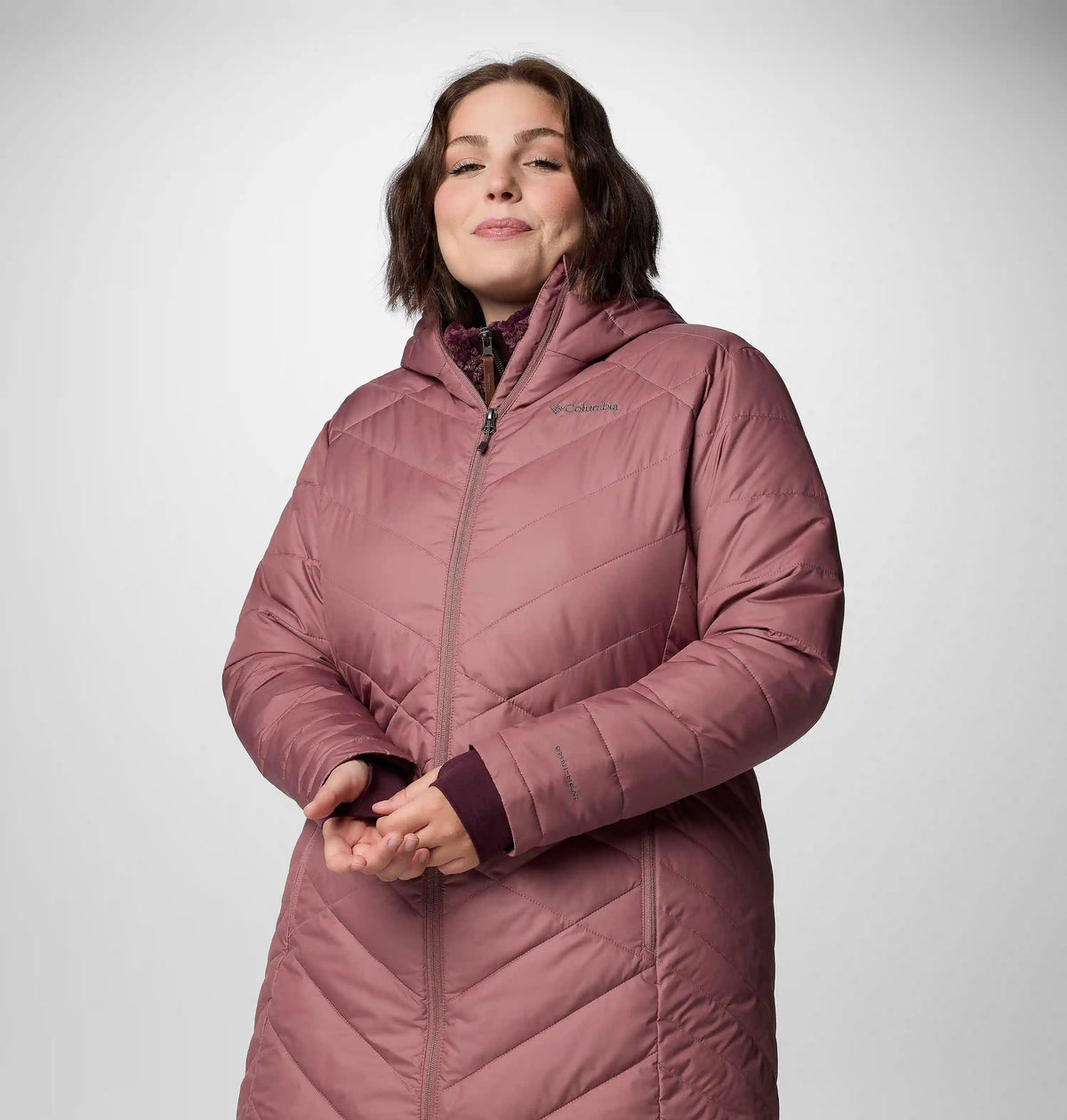 Women's Heavenly Long Hooded Jacket - Plus Size
