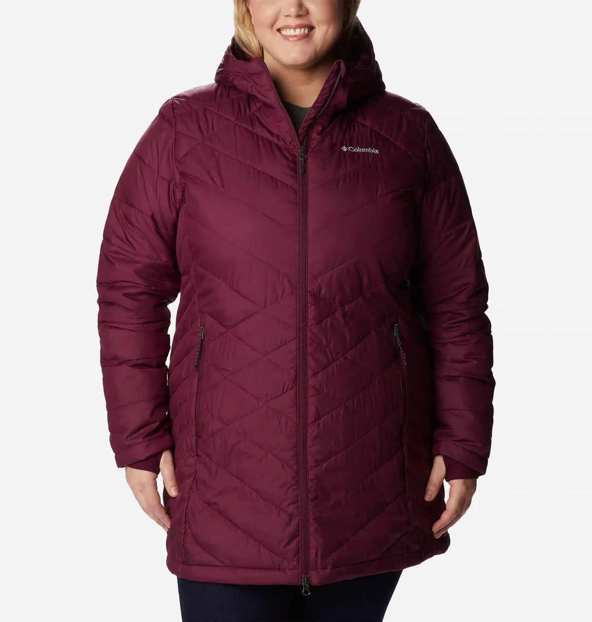 Women's Heavenly Long Hooded Jacket - Plus Size