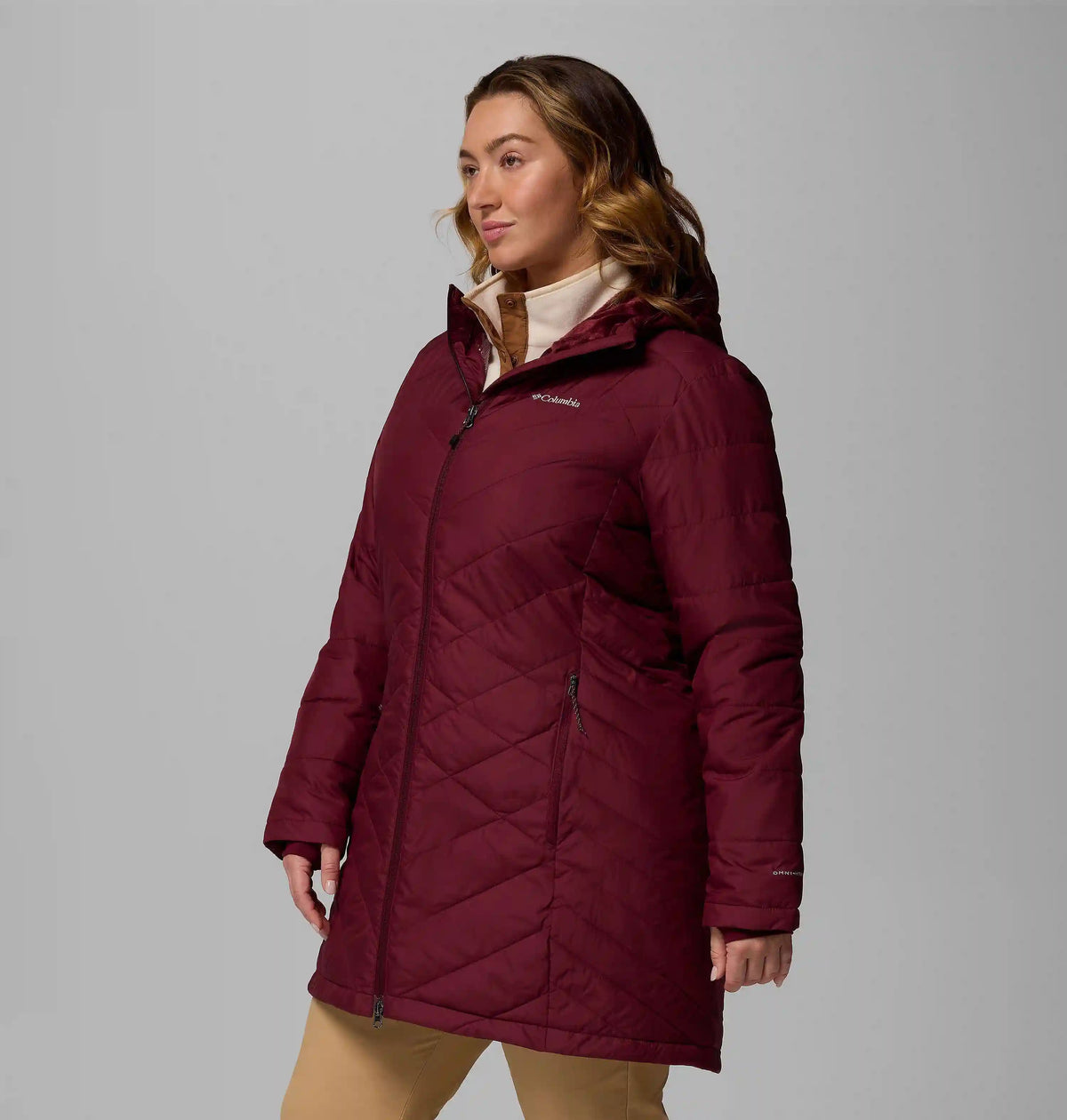 Women's Heavenly Long Hooded Jacket - Plus Size
