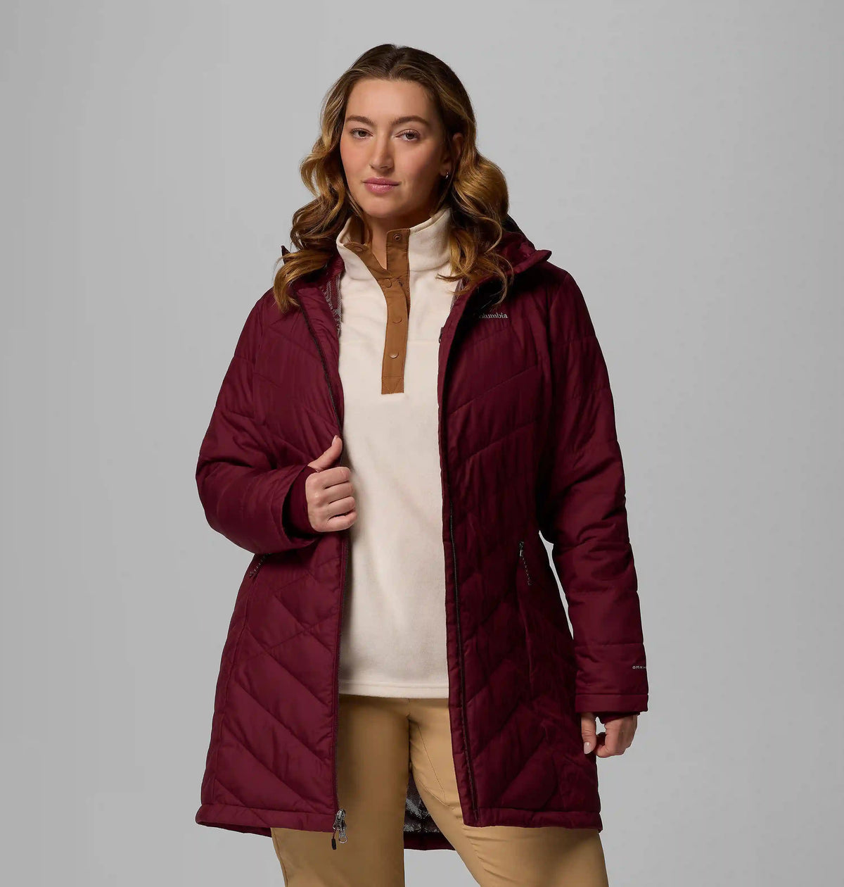 Women's Heavenly Long Hooded Jacket - Plus Size