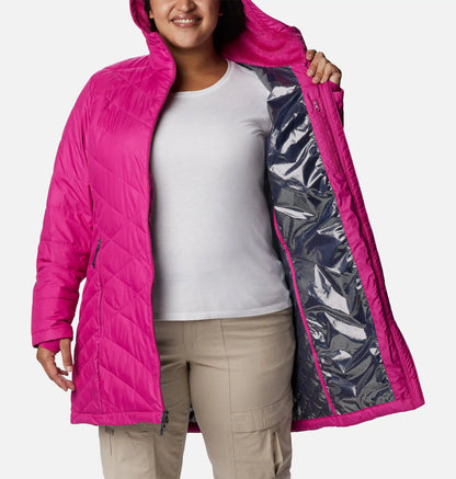 Women's Heavenly Long Hooded Jacket - Plus Size