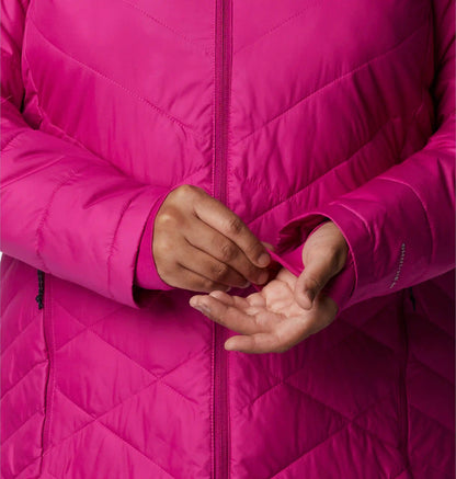Women's Heavenly Long Hooded Jacket - Plus Size