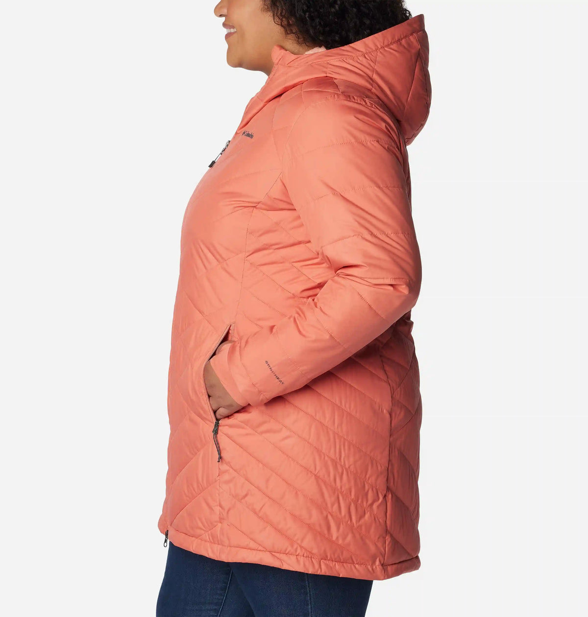 Women's Heavenly Long Hooded Jacket - Plus Size