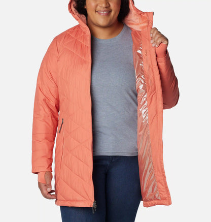 Women's Heavenly Long Hooded Jacket - Plus Size