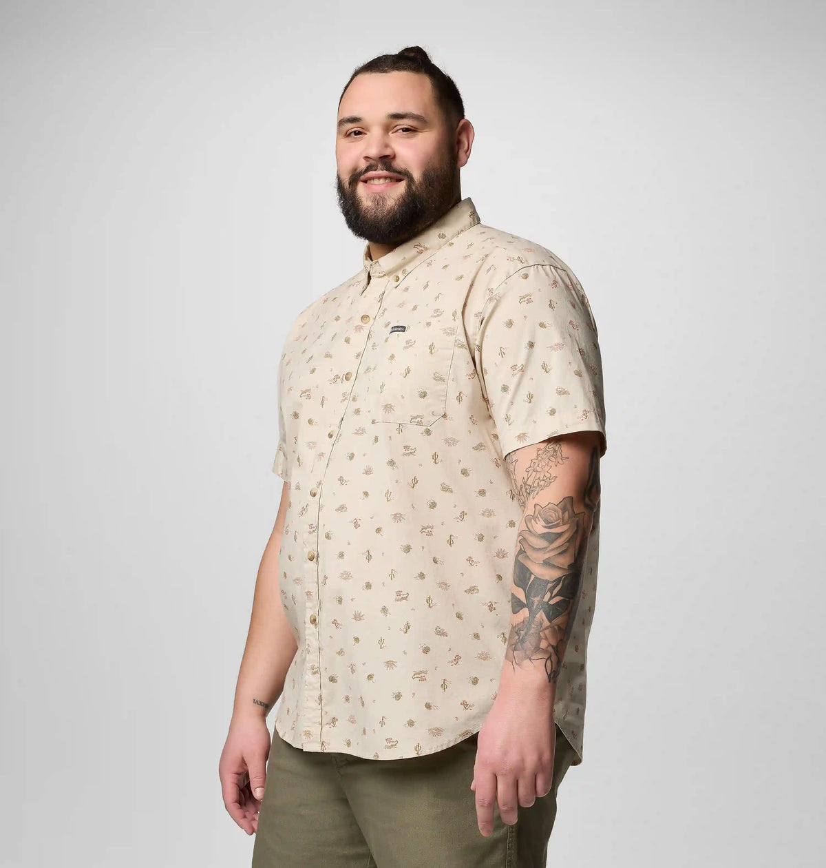 Men's Rapid Rivers Printed Short Sleeve Shirt – Big