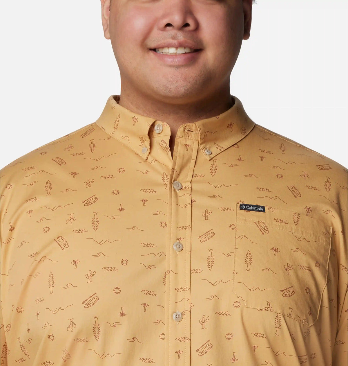 Men's Rapid Rivers Printed Short Sleeve Shirt – Big