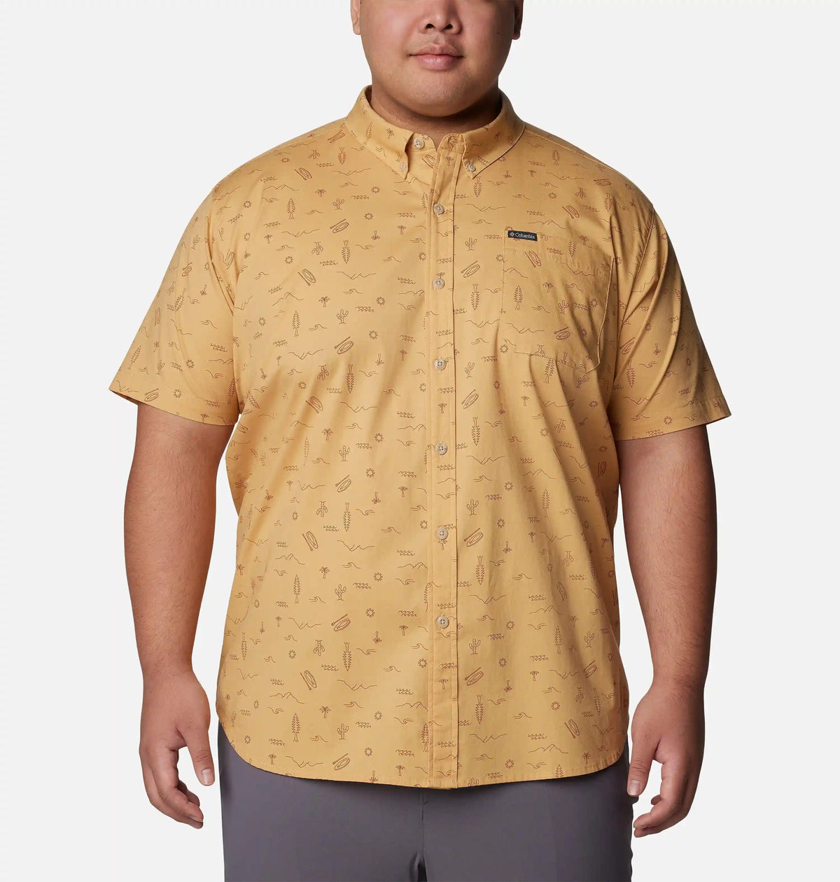 Men's Rapid Rivers Printed Short Sleeve Shirt – Big