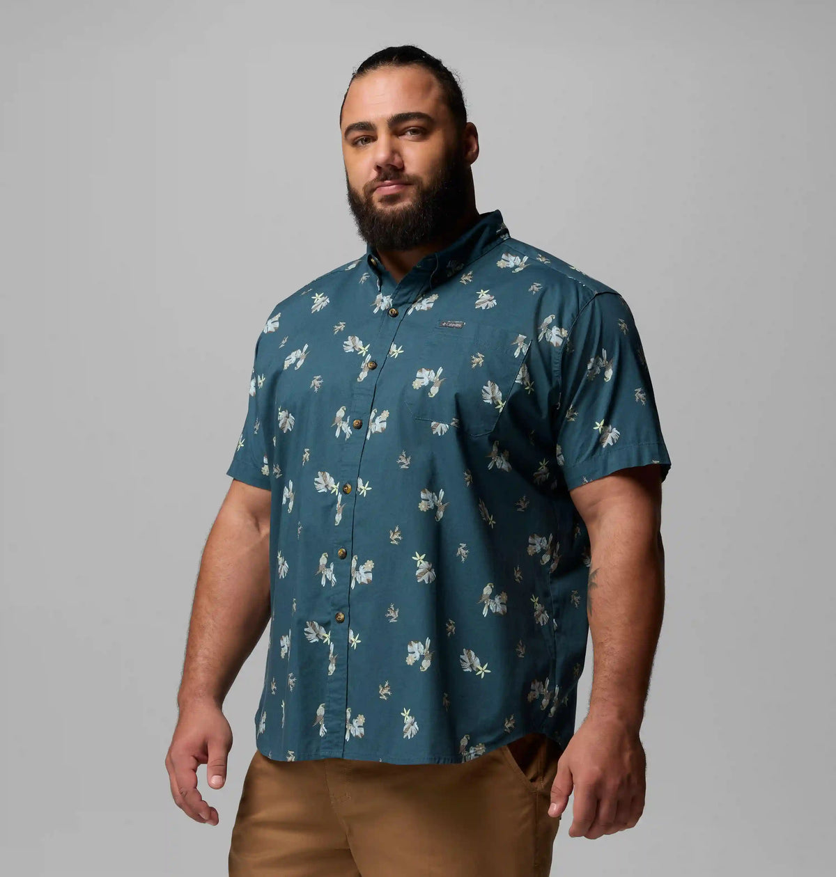 Men's Rapid Rivers Printed Short Sleeve Shirt – Big