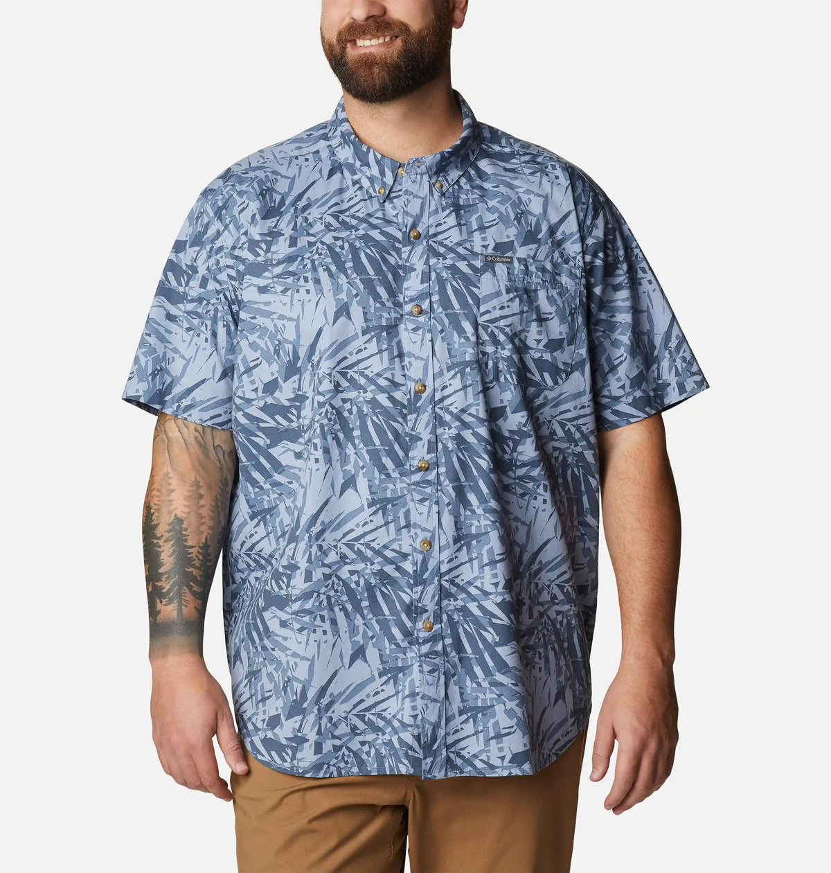 Men's Rapid Rivers Printed Short Sleeve Shirt – Big