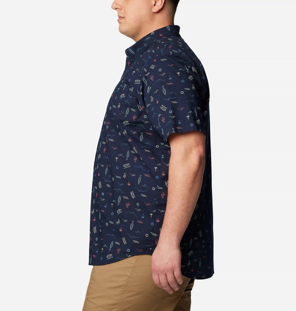 Men's Rapid Rivers Printed Short Sleeve Shirt – Big