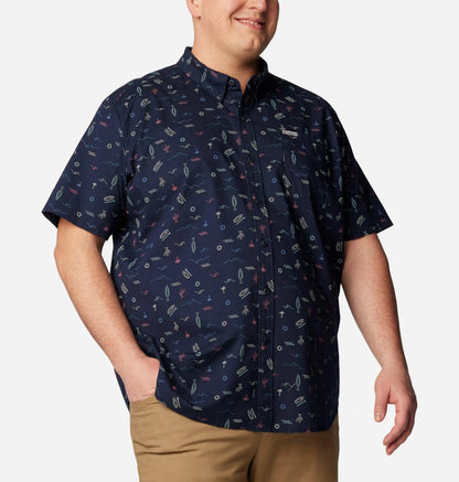 Men's Rapid Rivers Printed Short Sleeve Shirt – Big