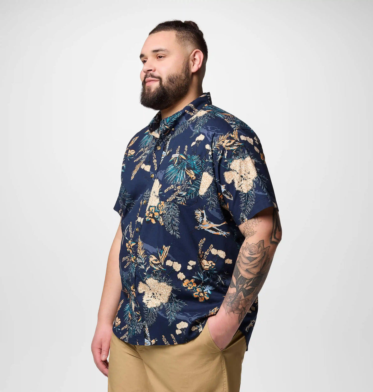 Men's Rapid Rivers Printed Short Sleeve Shirt – Big