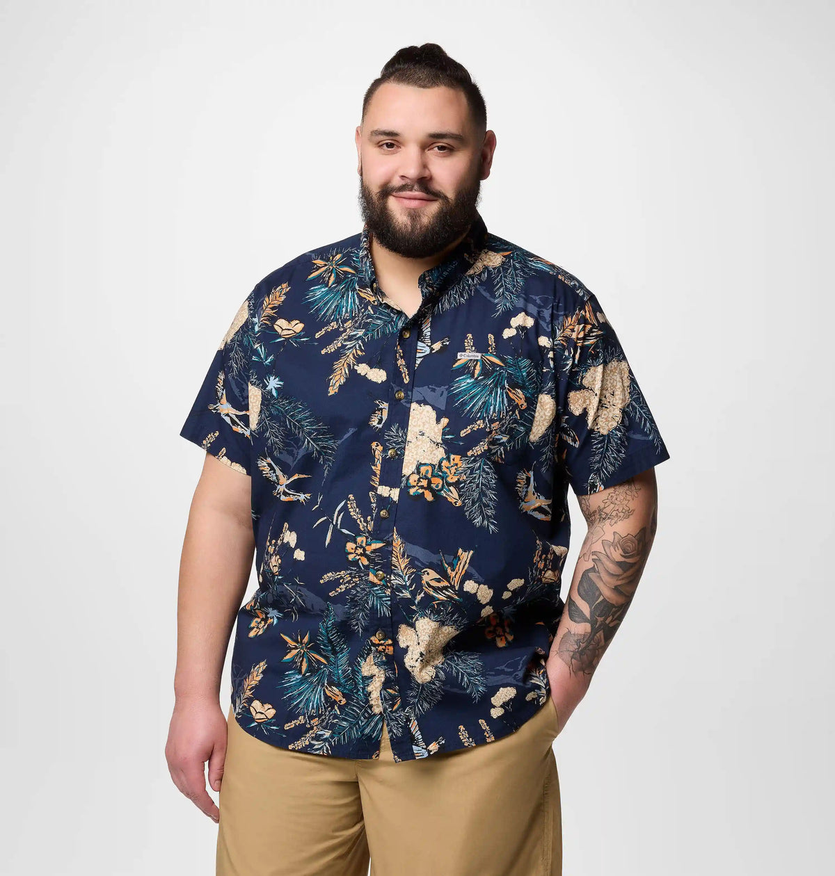 Men's Rapid Rivers Printed Short Sleeve Shirt – Big