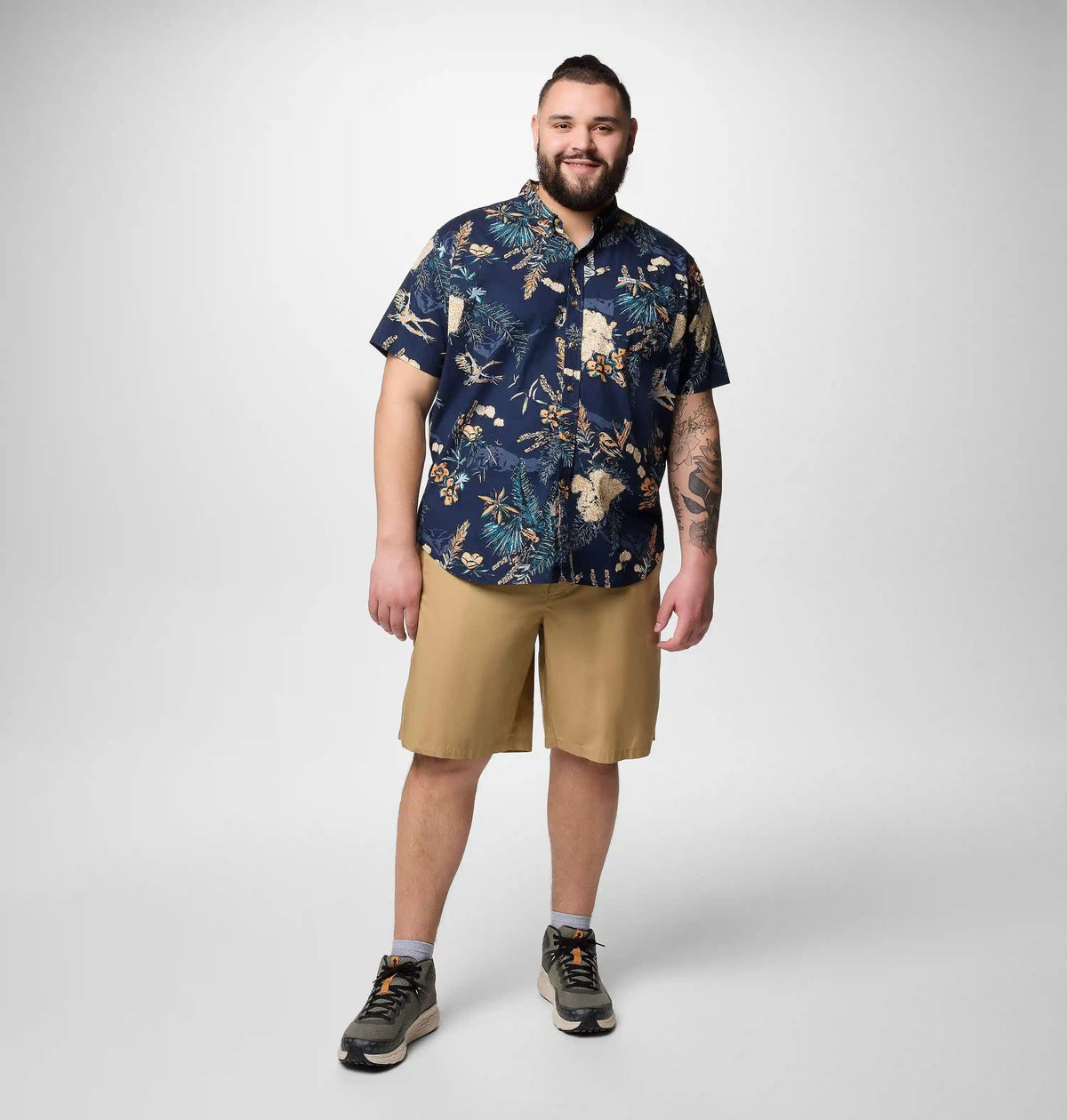 Men's Rapid Rivers Printed Short Sleeve Shirt – Big