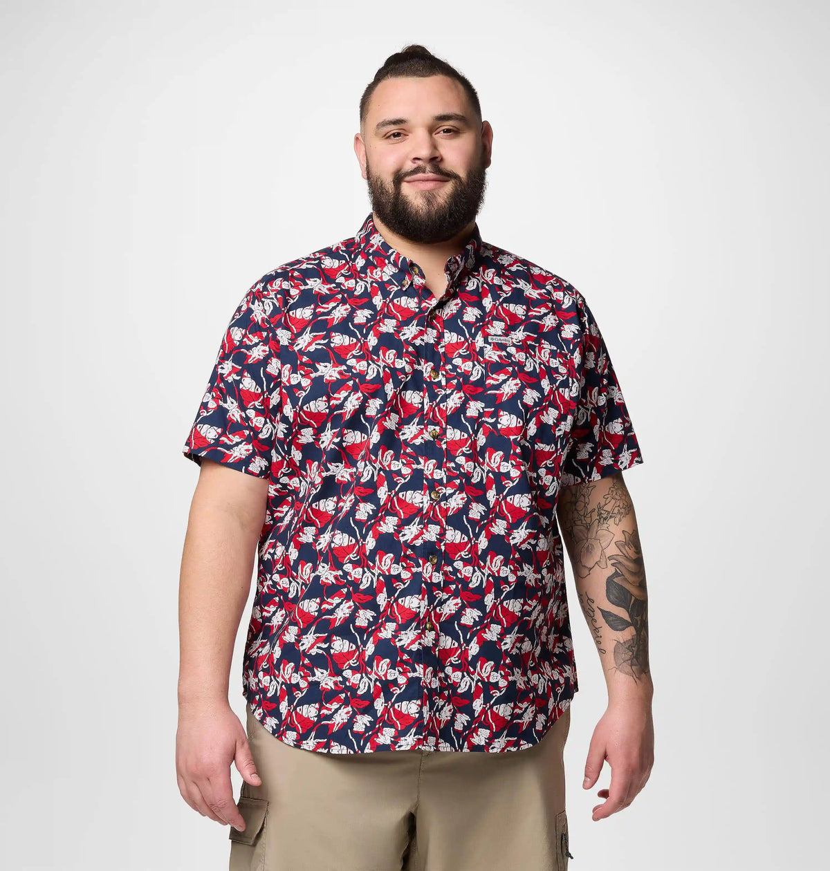 Men's Rapid Rivers Printed Short Sleeve Shirt – Big