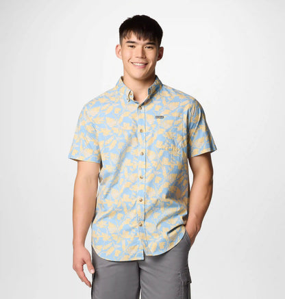 Men's Rapid Rivers Printed Short Sleeve Shirt – Tall