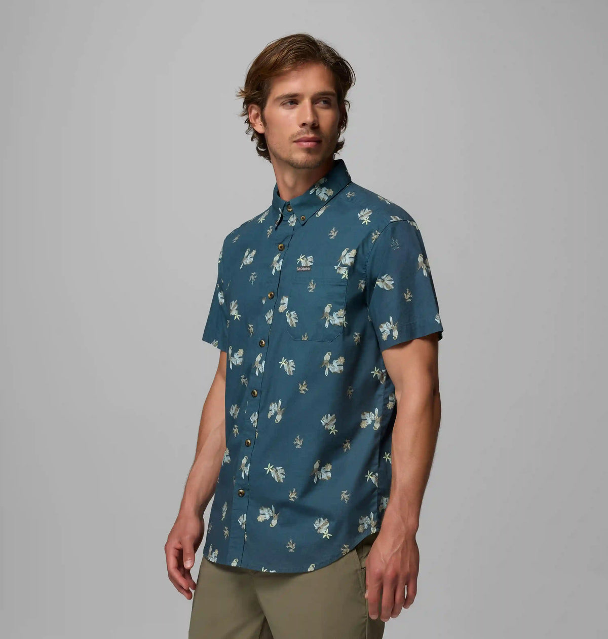 Men's Rapid Rivers Printed Short Sleeve Shirt – Tall