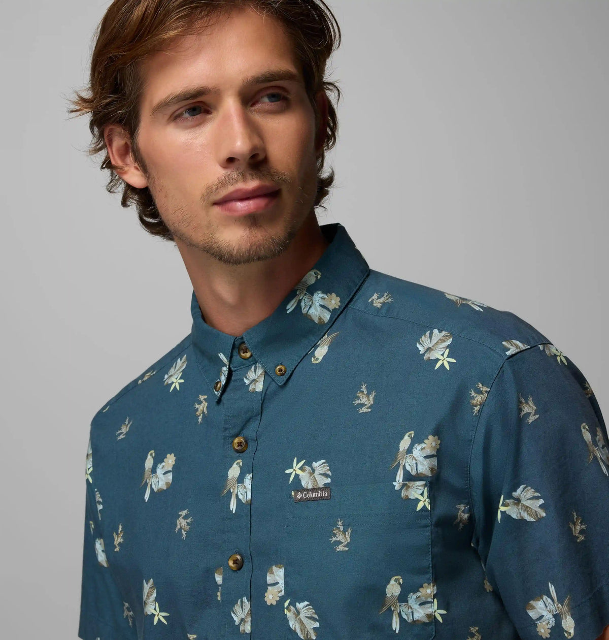Men's Rapid Rivers Printed Short Sleeve Shirt – Tall