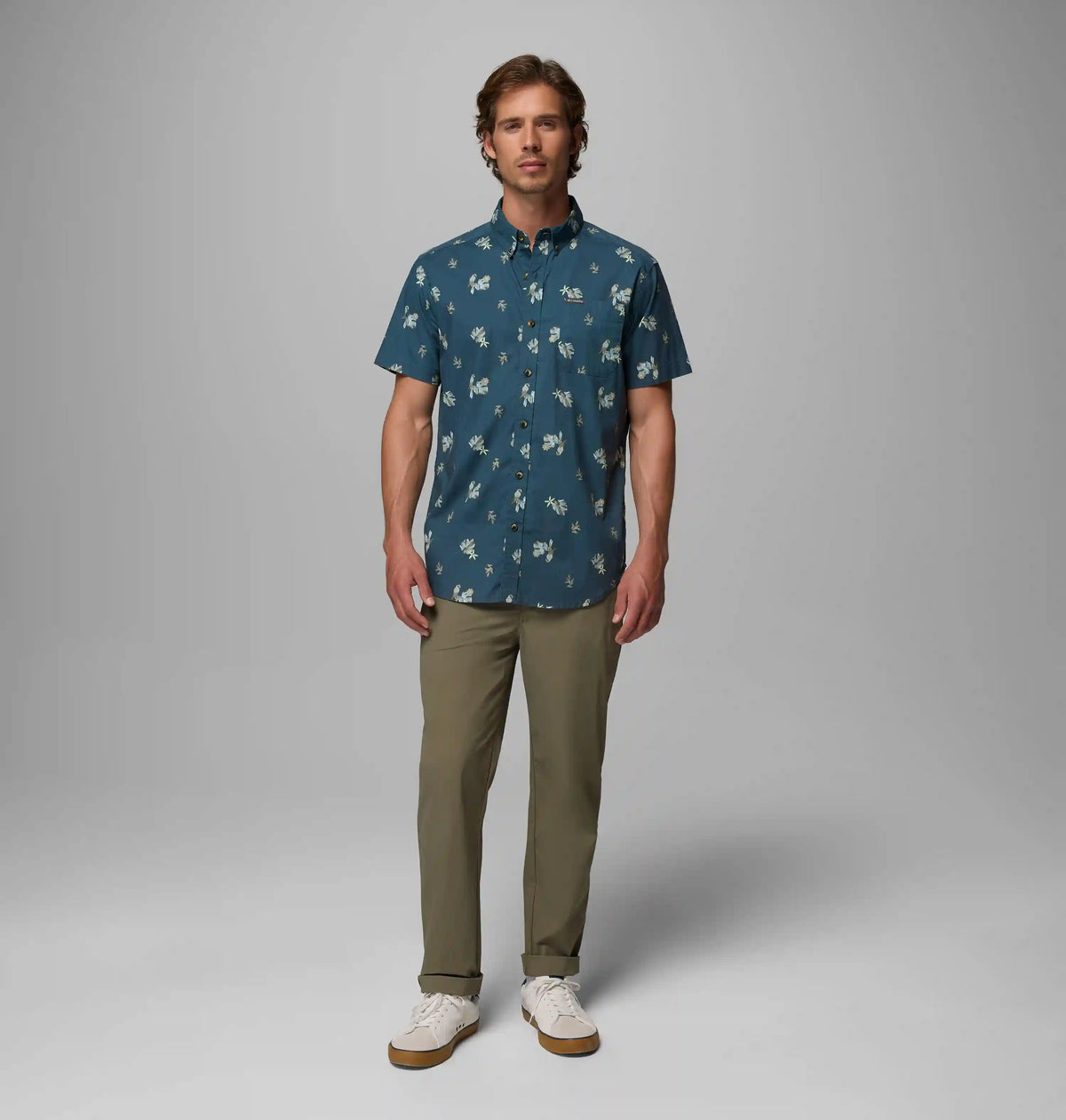 Men's Rapid Rivers Printed Short Sleeve Shirt – Tall