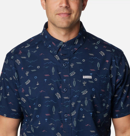 Men's Rapid Rivers Printed Short Sleeve Shirt – Tall