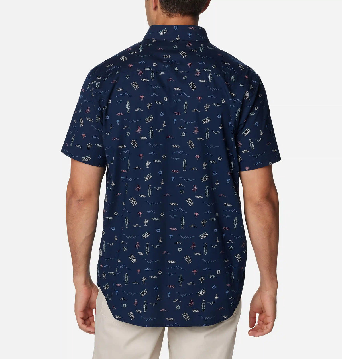 Men's Rapid Rivers Printed Short Sleeve Shirt – Tall