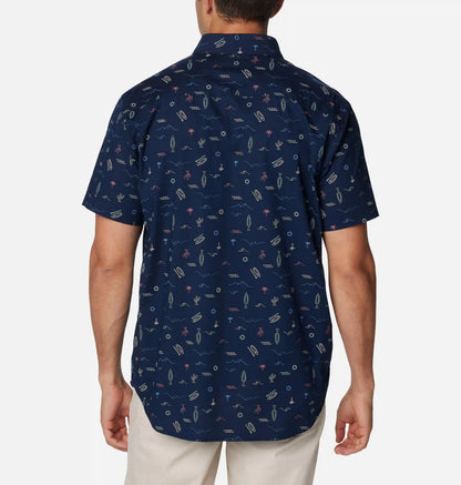 Men's Rapid Rivers Printed Short Sleeve Shirt – Tall