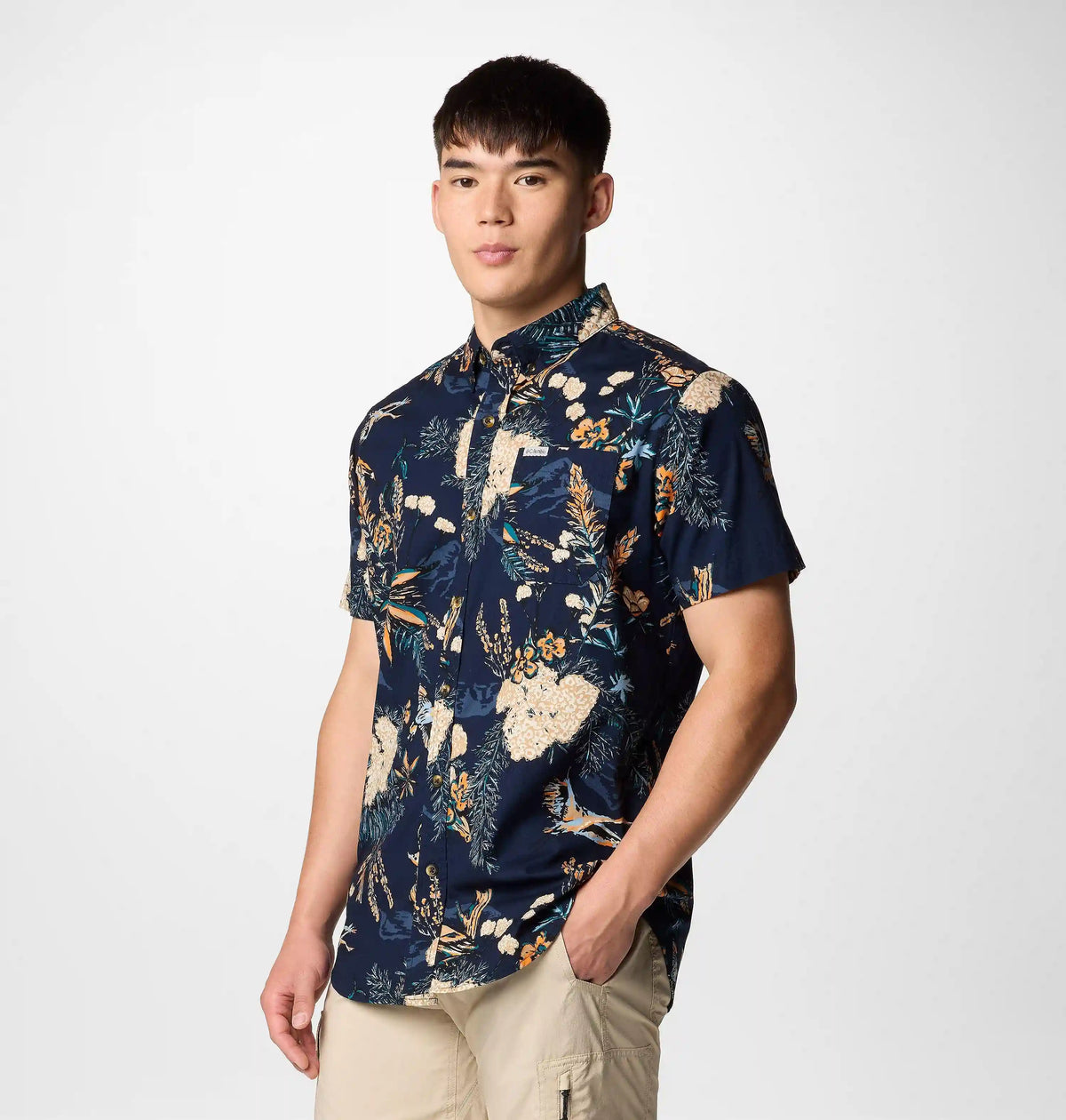 Men's Rapid Rivers Printed Short Sleeve Shirt – Tall