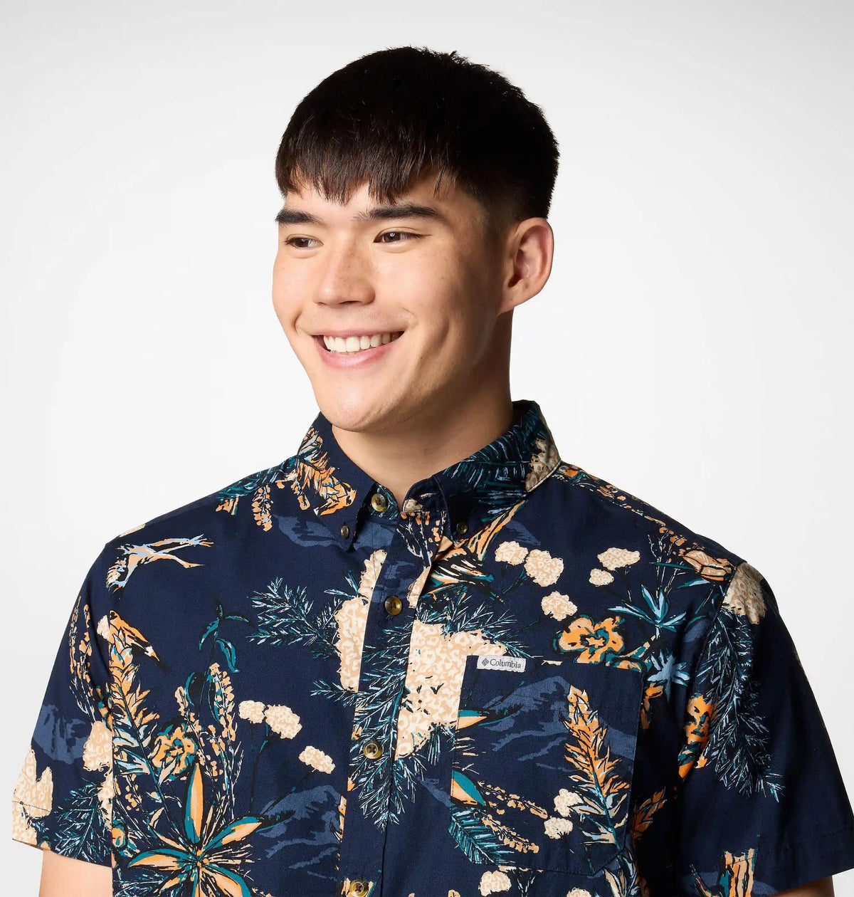 Men's Rapid Rivers Printed Short Sleeve Shirt – Tall