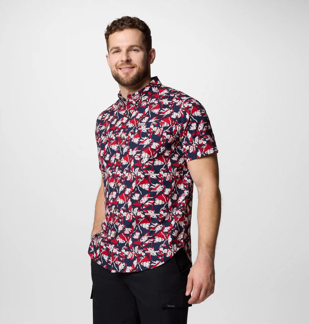 Men's Rapid Rivers Printed Short Sleeve Shirt – Tall