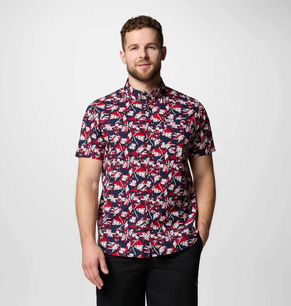 Men's Rapid Rivers Printed Short Sleeve Shirt – Tall
