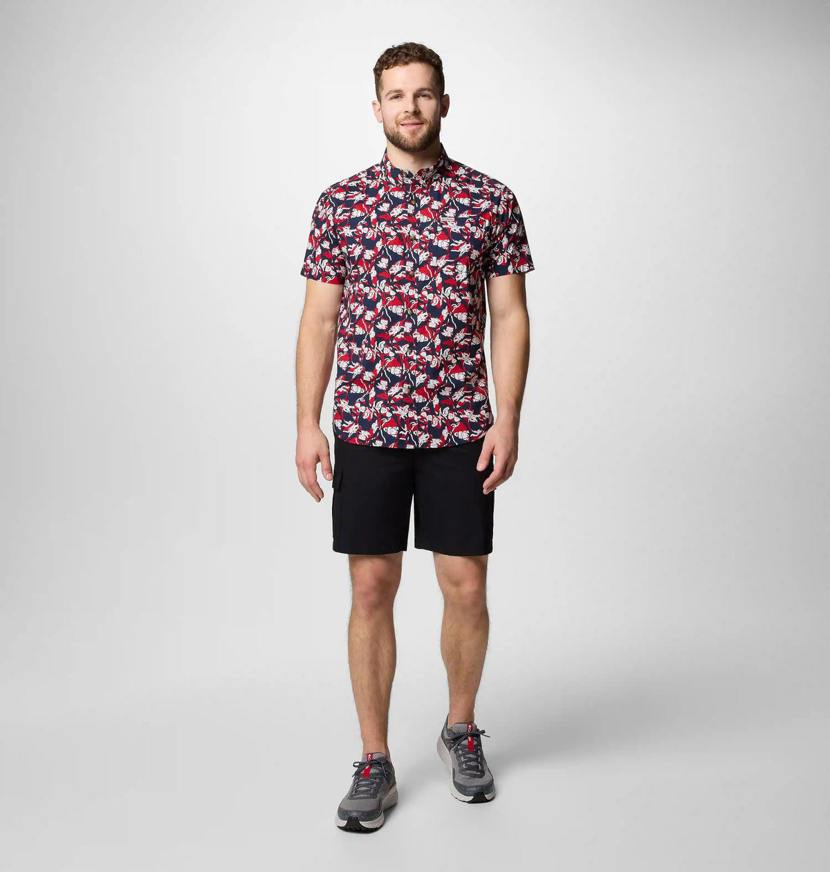 Men's Rapid Rivers Printed Short Sleeve Shirt – Tall