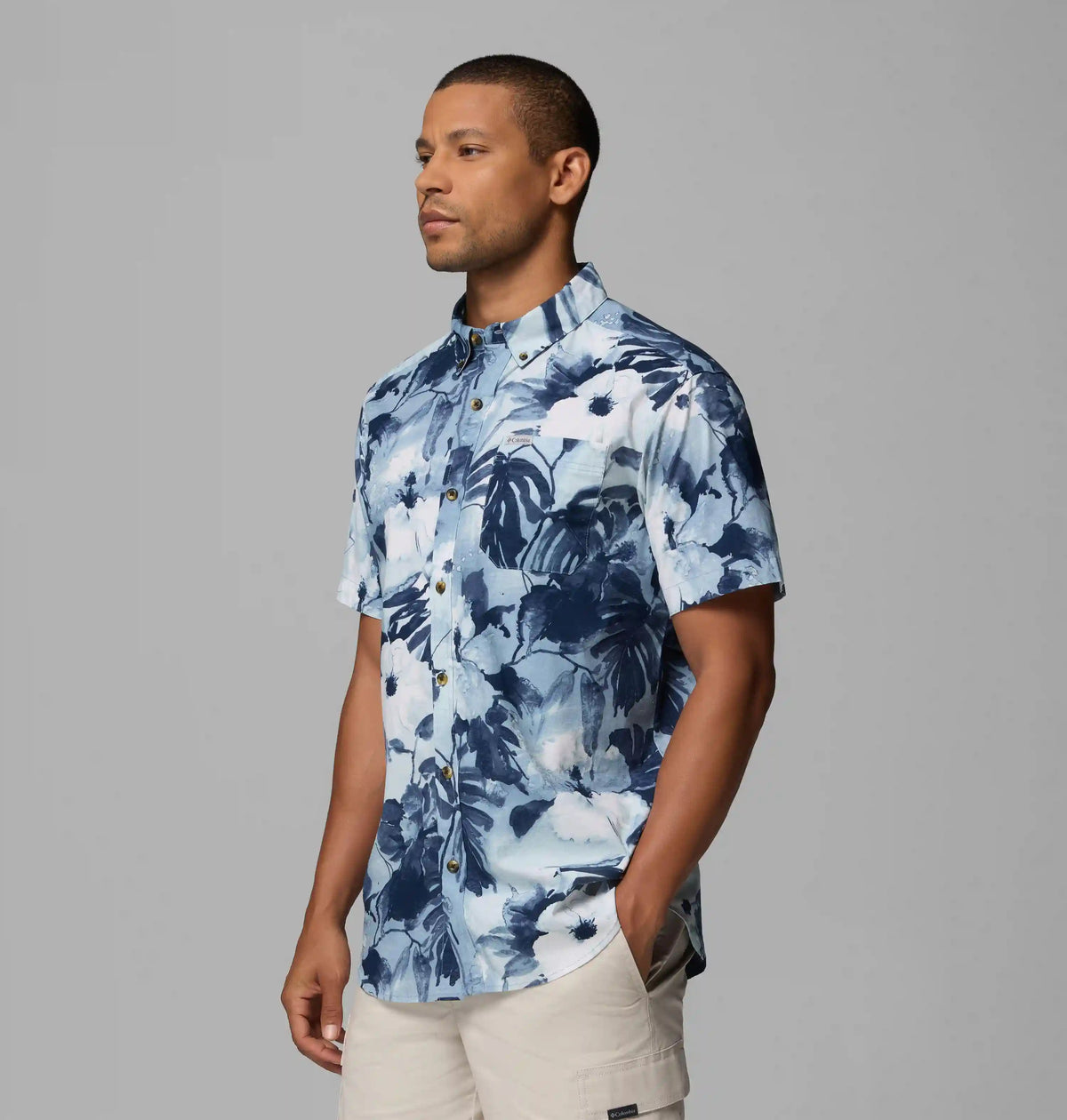 Men's Rapid Rivers Printed Short Sleeve Shirt – Tall