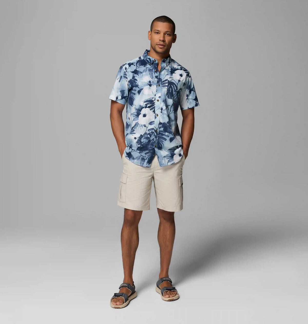 Men's Rapid Rivers Printed Short Sleeve Shirt – Tall