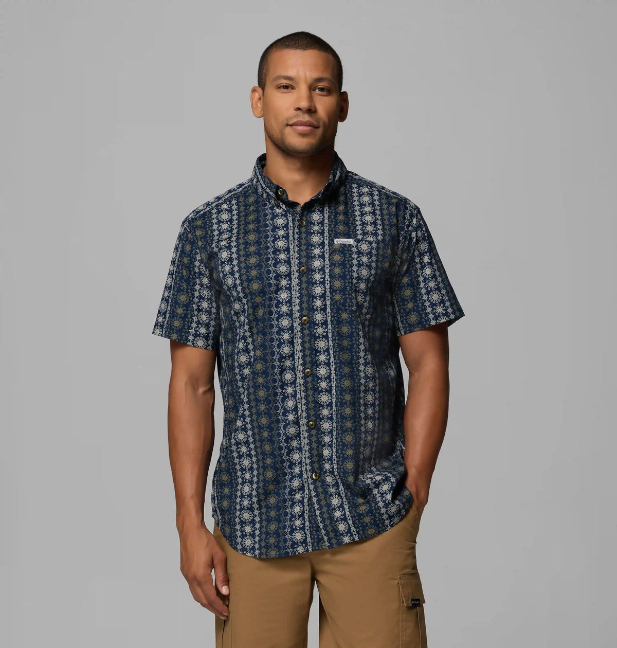 Men's Rapid Rivers Printed Short Sleeve Shirt – Tall