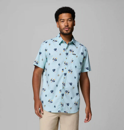 Men's Rapid Rivers Printed Short Sleeve Shirt – Tall