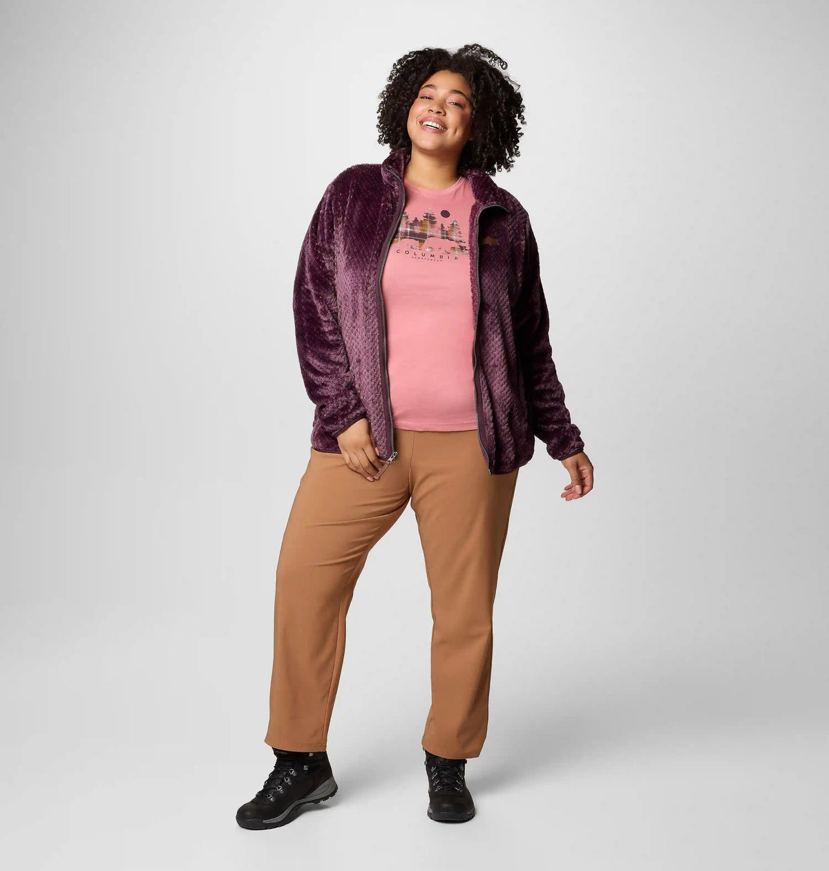 Women's Fire Side II Sherpa Full Zip Fleece - Plus Size