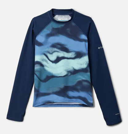 Kids’ Sandy Shores Printed Long Sleeve Sunguard Shirt