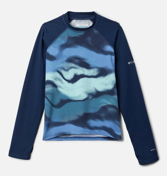 Kids’ Sandy Shores Printed Long Sleeve Sunguard Shirt