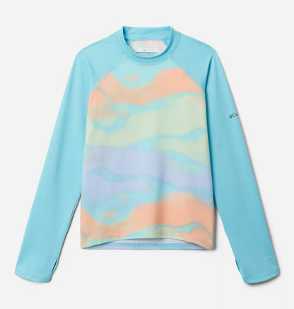 Kids’ Sandy Shores Printed Long Sleeve Sunguard Shirt