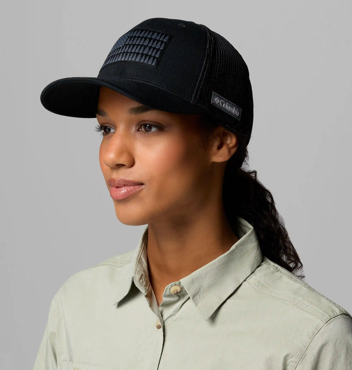 Columbia Mesh Tree Flag Ball Cap