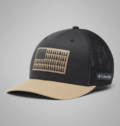 Columbia Mesh Tree Flag Ball Cap
