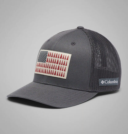 Columbia Mesh Tree Flag Ball Cap