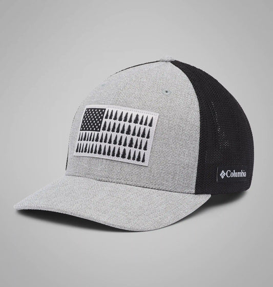 Columbia Mesh Tree Flag Ball Cap