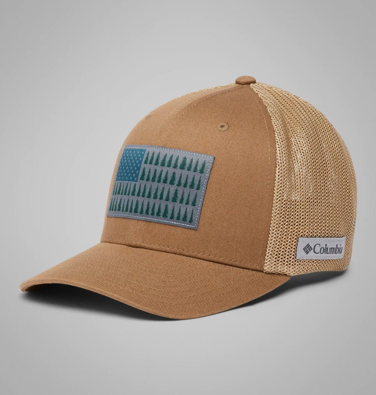 Columbia Mesh Tree Flag Ball Cap