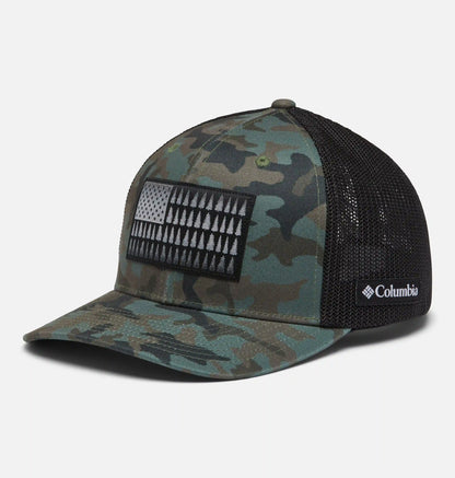 Columbia Mesh Tree Flag Ball Cap