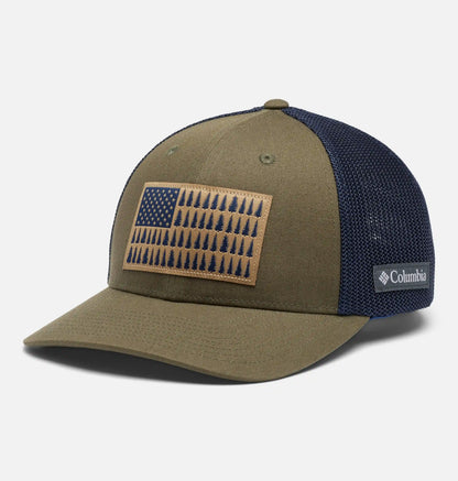 Columbia Mesh Tree Flag Ball Cap