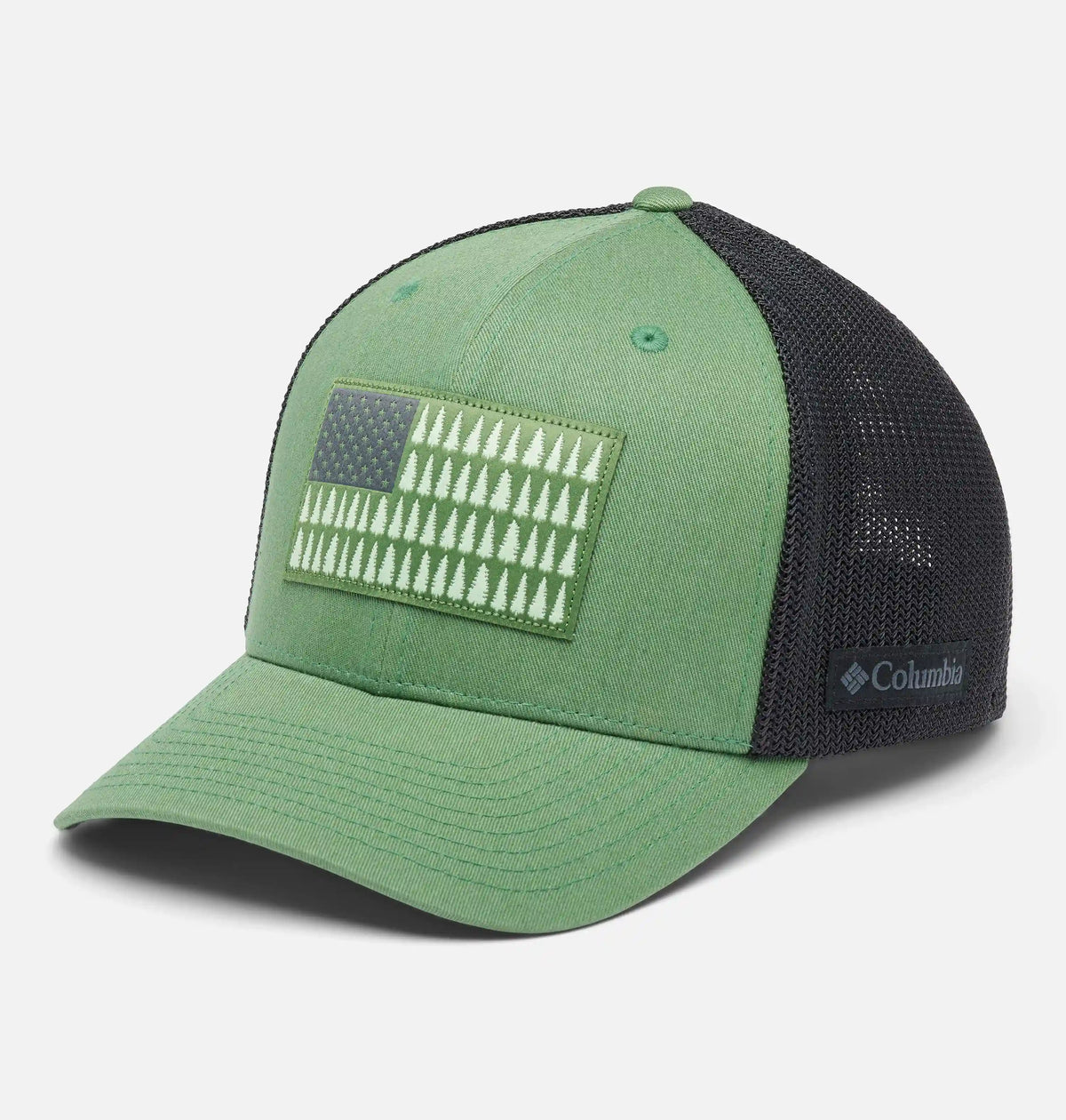Columbia Mesh Tree Flag Ball Cap