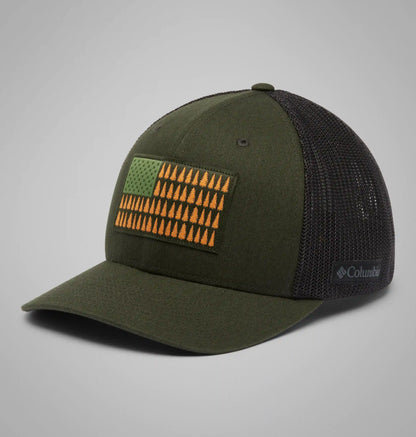 Columbia Mesh Tree Flag Ball Cap