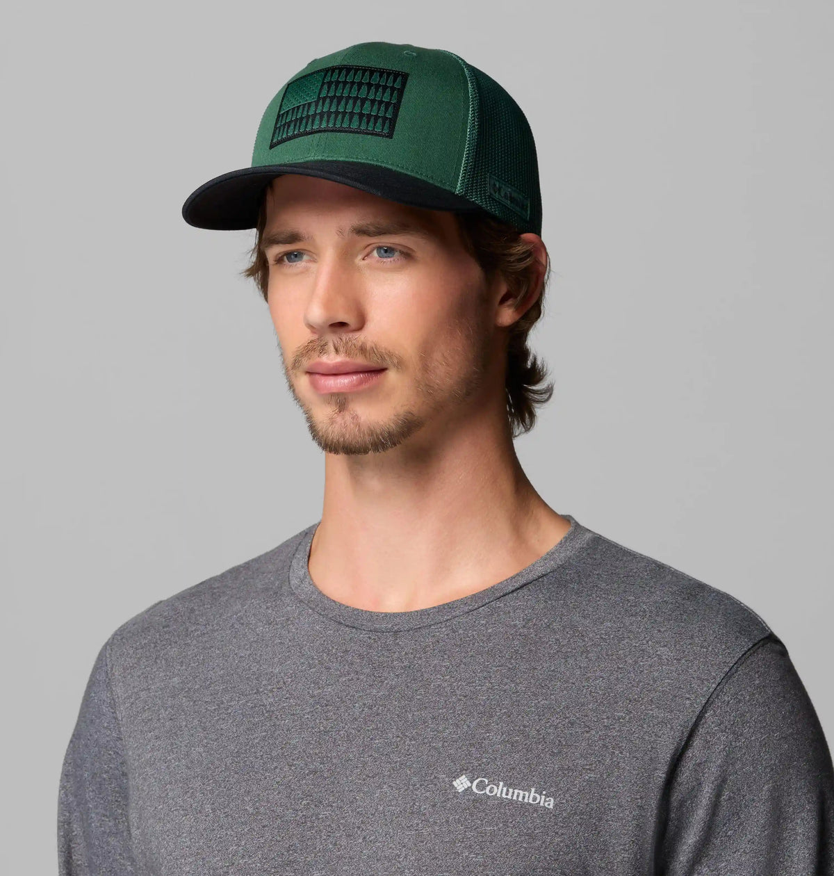 Columbia Mesh Tree Flag Ball Cap