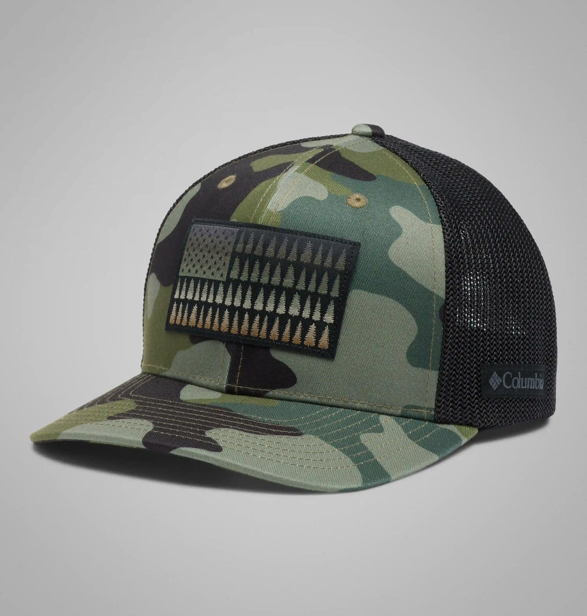 Columbia Mesh Tree Flag Ball Cap